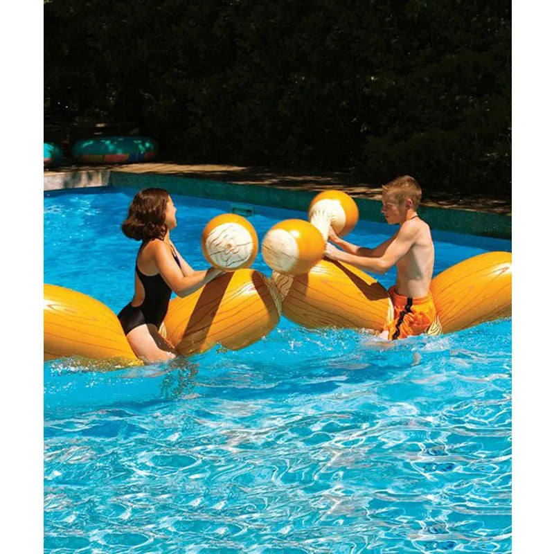 Inflatable Pool log fight set